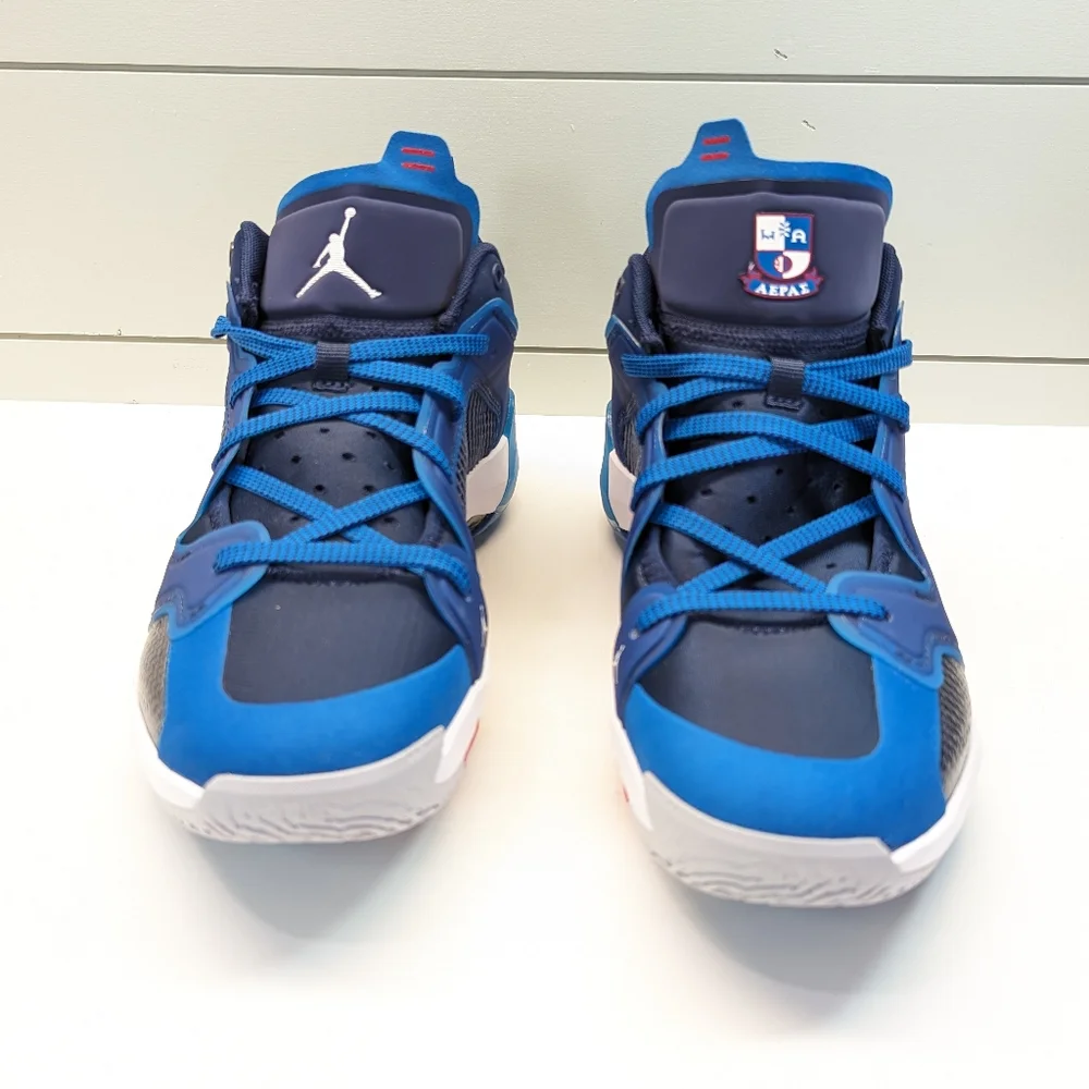 Air Jordan 37 Low Fraternity Basketball Blue Casual Sneakers size Men's 10